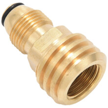 3X Propane Gas Adapter Converts POL LP Tank Service Valve to QCC1/Type1- Old to New