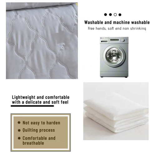 Cooling Summer Blanket Washed Cotton 150x200cm Grey 1
