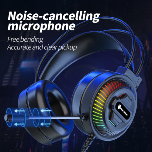 Avtoify gaming headset USB 7.1 surround sound black 2