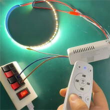 2.4G LED Driver Remote Control Power Dimming Color Changing Transformer 40WX2 Connect LED Light Strip