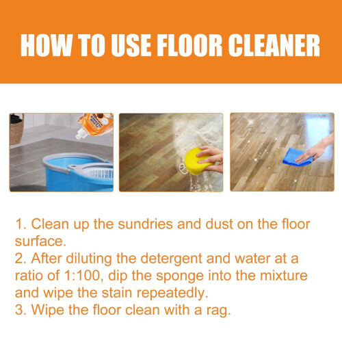 Καθαριστικό δαπέδου Viflosae Household Cleaner, καθαριστικό δαπέδου με ξύδι πολλαπλών 2