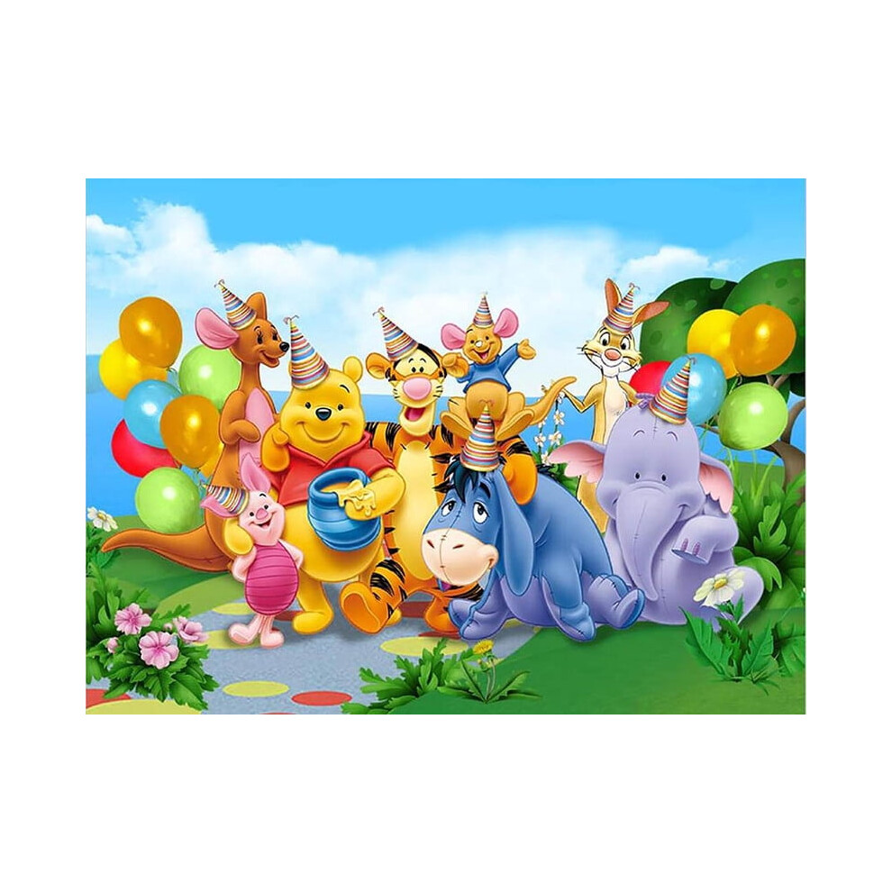 Winnie The Pooh Honey Backdrop For Birthday Party Decoration 901175843129
