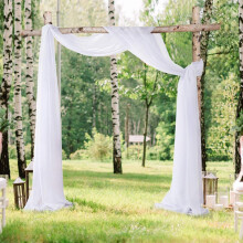 Hvit bakgrunn, gardiner, hvite bakgrunnspaneler, fotograferingsbakgrunn til bryllup, bursdag, babyshowerfest