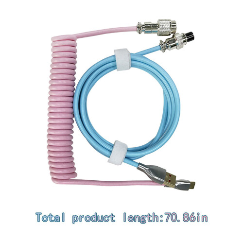 Viflosae USB-C Cable 1.5m Double-Sleeved Detachable Metal 2