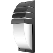 Waterproof Outdoor 12W LED Porch Light Black Aluminium Wall Lamp Garden Courtyard Corridor Balcony Sconce AC110V 220V A