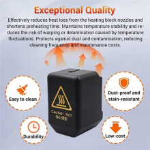 3 Stuks Hittebestendige Siliconen Nozzle Sleeves (Tot 300) voor voor Kobra S1 Max Printkopaccessoires