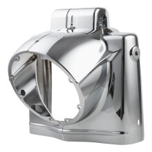 Chrome 7" Round Headlight Nacelle Cover for Touring Road King 2014-2024 2016 2018 2020 Motorcycle Accessories