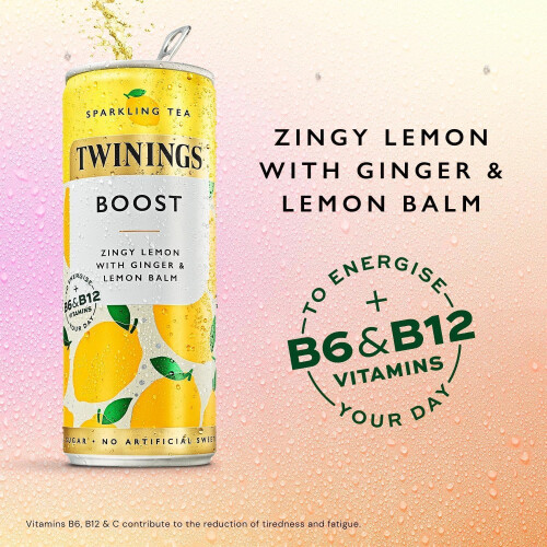 Twinings Twinings Mixed Case - Sparkling Tea (12 x 250ml cans) - Refresh, Boost, Defence 2
