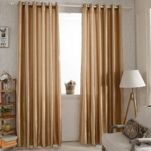 Blackout curtains for living room windows, modern gold,