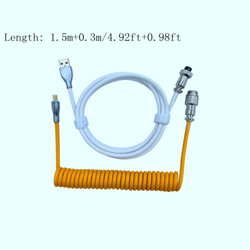 Viflosae USB-C to USB-A Cable Double-Sleeved Detachable 2