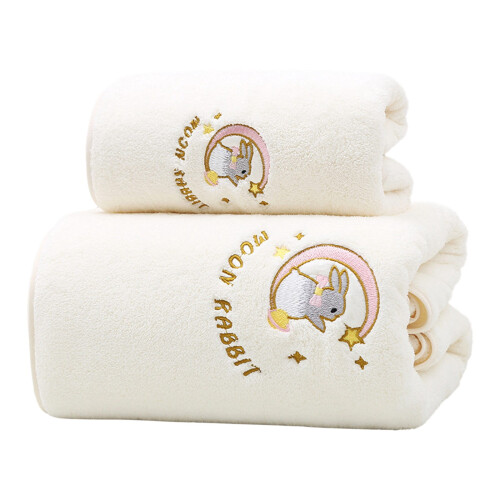Bath Towel Soft Thick Coral Fleece 70x140cm 1