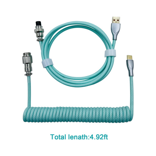 Viflosae USB-C to USB-A Cable Double-Sleeved Detachable 2