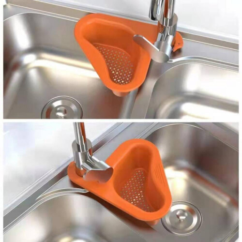 Swan drain basket corner kitchen sink strainer 2 pack blue 2