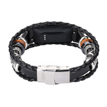 Viflosae leather beading bracelet strap replacement 1 piece