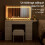 ALFORDSON Coiffeuse Maquillage Miroir Vanité Éclairage LED Chambre à Coucher 8