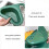 Swan drain basket corner kitchen sink strainer 2 pack blue 4
