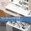 ALFORDSON Coiffeuse Maquillage Miroir Vanité Éclairage LED Chambre à Coucher 5