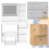ALFORDSON Coiffeuse Maquillage Miroir Vanité Éclairage LED Chambre à Coucher 11