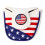 LHXC mallet putter cover PU leather USA flag half-round 1