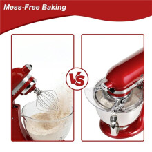 Schenkschild voor 4,5-5 Qt Kantelkopmixer, Spatbescherming met Afneembare Schenktuit