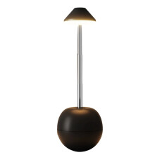 LED Touch Desk Lamp with Remote Control Adjustable Height Desk Light RGB Light Suitable for Bedroom Bedside Lamp Black