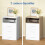ALFORDSON Coiffeuse Maquillage Miroir Vanité Éclairage LED Chambre à Coucher 8