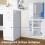 ALFORDSON Coiffeuse Maquillage Miroir Vanité Éclairage LED Chambre à Coucher 6