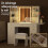 ALFORDSON Coiffeuse Maquillage Miroir Vanité Éclairage LED Chambre à Coucher 8