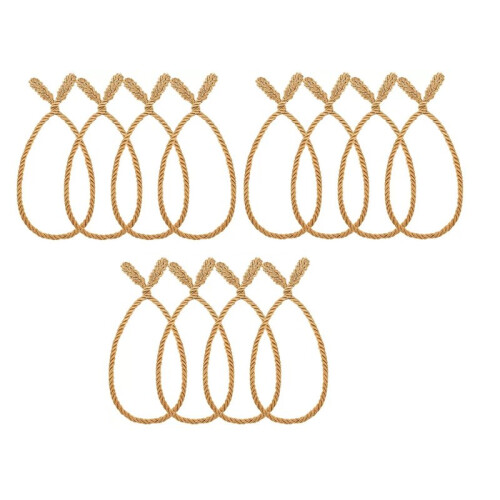 12 Unidades de 50 cm (20 Polegadas) de Abraçadeiras de Natal Reutilizáveis e Flexíveis para Guirlandas e Coroas de Natal, Ideais para Corrimãos de