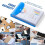Binder Pocket Organizer Folders, 12 Pack Expandable Folders Plastic Envelopes Binder Folders for 2/3/4 Ring Binder 3