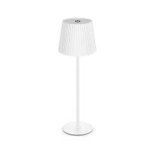 USB Rechargeable Table Decor LED Lamp 3 Color Dimmable for Room Ambient Night Lighting Bedside Desktop Lights B