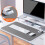 Spring Heat Mouse Pad Table Mat Display Temperature Heating Mouse Pad Keep Warm Hand for Office Computer Desk Keyboard 2
