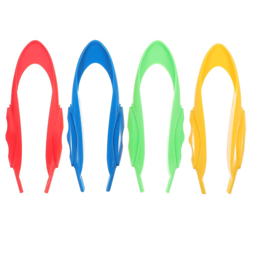 Children's Tweezers Set Plastic Forceps for Beads and