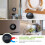 Digital Kitchen Timer with Large LED Display and Magnetic 3