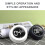 Digital Kitchen Timer with Large LED Display and Magnetic 5