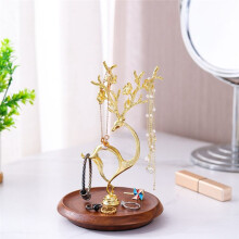 Jewelry Holder Stand Deer-Jewelry Tree Stand Organizer for Rings,Necklaces,Bracelets, Charming Home Decor Black