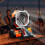 Ventilador portátil de camping Kayannuo com luz LED e bateria externa. 6
