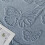 Polyester Blanket Taffeta Butterfly Pattern Fog Blue 70x100 7