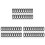 60 Pcs Assorted Key ID Label Tags Split Ring Keyring Keychain (Black) 1