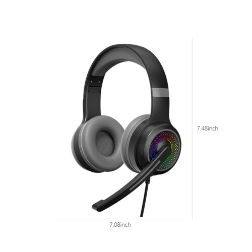 Bluetooth gaming headset med mikrofon og støj 2