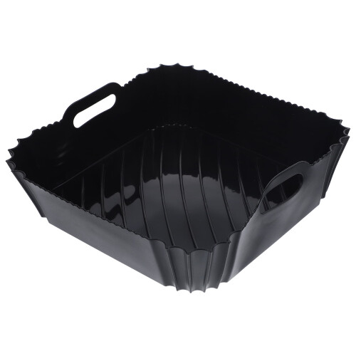 Air Fryer Roasting Pan Silicone Square Foldable 1 Pack