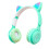Naxoaeo Cat Ear Headphones Bluetooth Wireless/Wired 2