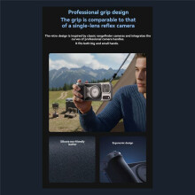 TELESIN Selfie Grip for 17 Pro Vlog Handle Camera Adapter for Enhanced Photography