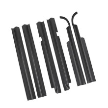 Car Window Roof Rain Gutter for Bronco 4-Door 2021-2024 Side Window Deflectors Rain Driverter Accessories