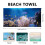 Strandhanddoek van microvezel, extra groot, 27 x 59 inch 6