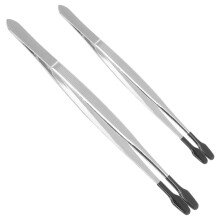 Stainless Steel Tweezers Craft Jewelry 2 pcs