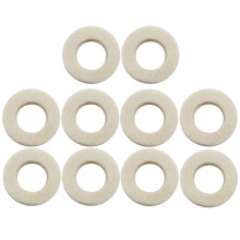 Trumpet felt washers cushion pads white 10 pcs