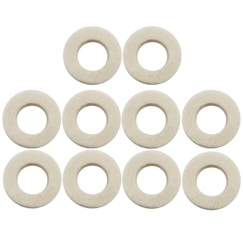 Trumpet felt washers cushion pads white 10 pcs