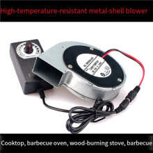 Souffleur de Barbecue 6000 Tr/Min avec Variateur de Vitesse, 12 V CC, pour Réchauds de Camping, Prise Européenne