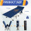 Folding Cot with Thick Pad 450 lbs Double Layer Oxford 2